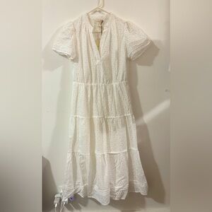 Cynthia Rowley White Eyelet Midi Dress – Size [s]
